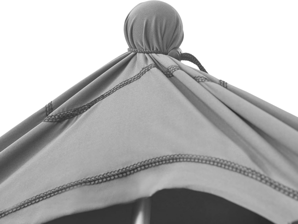 Strandzelt Bernheze 200x200x170cm Grau [pro. tec] Bild 5