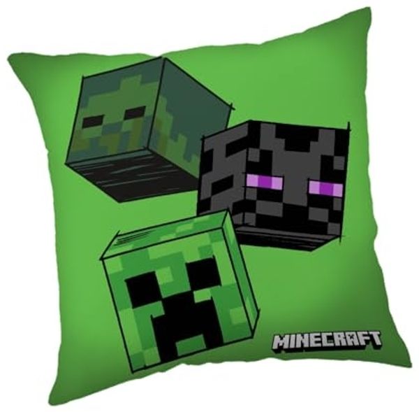 Minecraft Kissen "The Mobs" Dekokissen 40×40 cm mit Füllung