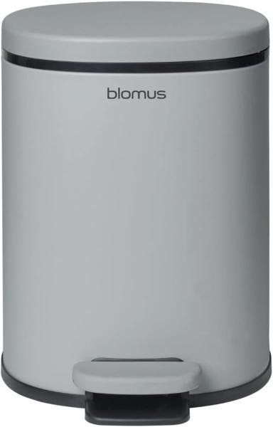 Blomus Treteimer PARA, Mülleimer, Abfalleimer, pulverbeschichtet, Kunststoff, Silikon, micro chip, 5 L, 69212