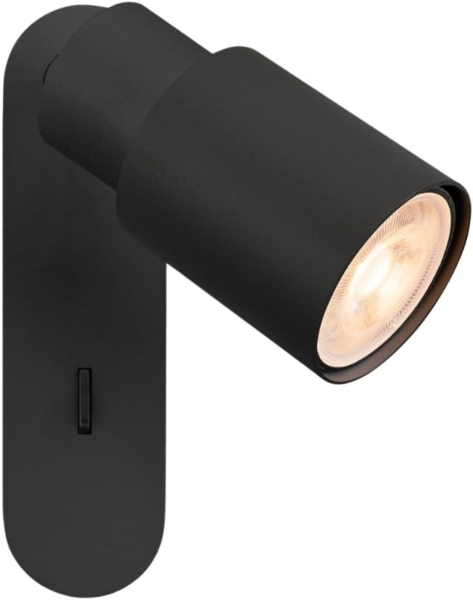 SLV PURI 2.0 Tube, Wand- und Deckenaufbauleuchte, Schalter, rechteckig, 1x max. 6W GU10, schwarz - Wand- und Deckenleuchten Bild 1