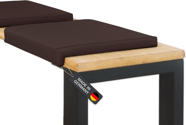 Lycce Bankauflage Klemmkissen, Sitzkissen 1 Leiste, 35cm Klemmtiefe, weich gepolstert, (1 St), verrutscht nicht, hochwertiger Kunstlederbezug, verschiedene Farben