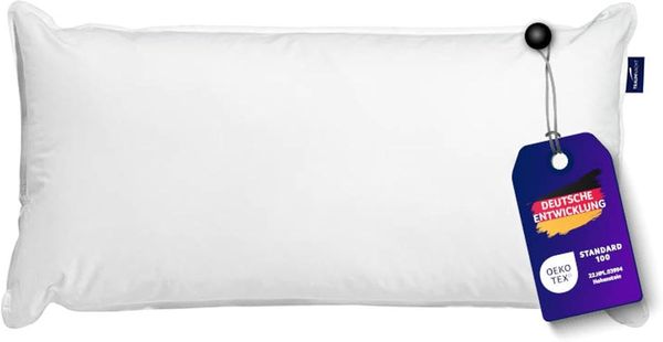 Traumnacht orthopädisches Wasserkissen mit anpassbarer Füllmenge, Bezug aus 100% Baumwolle, 50x70 cm, entwickelt in Deutschland - produziert in der EU, Weiß, 1 Stück (1er Pack)