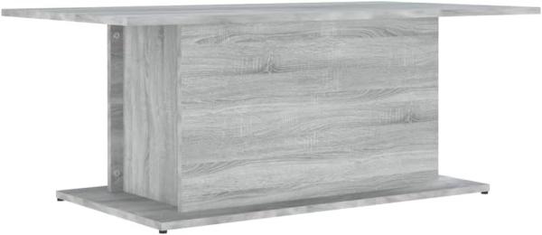 Couchtisch Grau Sonoma 102x55,5x40 cm Holzwerkstoff