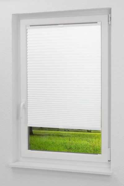 Lysel - Qualitätsplissee Crush Tageslicht weiß - Plissee in der Größe (Bx H) 70cm * 130cm Bild 4