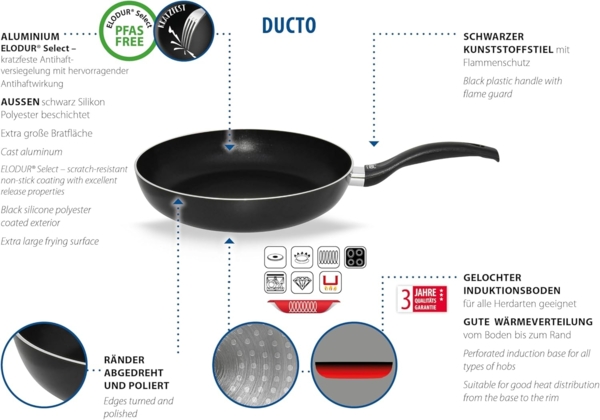 ELO Bratpfanne 'Ducto' Durchmesser 20 cm Bild 2