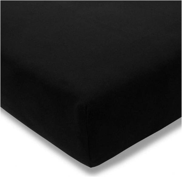 Estella Spannbettlaken 90x200-120x220 cm 900 Schwarz