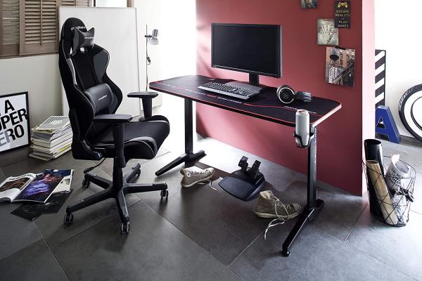 'DX-Racer' Gamingtisch, schwarz, 140 x 75 x 66 cm Bild 2
