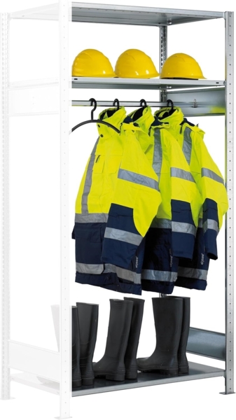 Schulte Anbau-Garderobenregal MULTIplus 14156 200x100x60cm