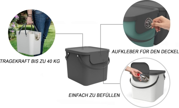 ROTHO Abfallbehälter Albula Bild 3