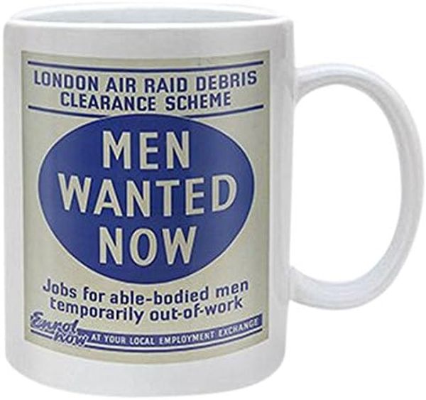 empireposter IWM Imperial War Museum Men Wanted Now Keramik Tasse Größe Ø8,5 H9,5cm