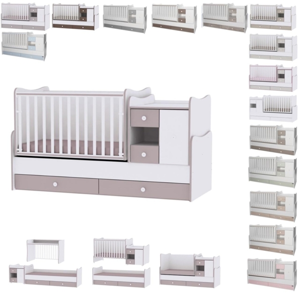 Lorelli '3-in-1 Mini Max' Babybett umbaubar, beige