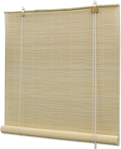 vidaXL Bambusrollo, Beige, 140x160 cm, 1 Rollo