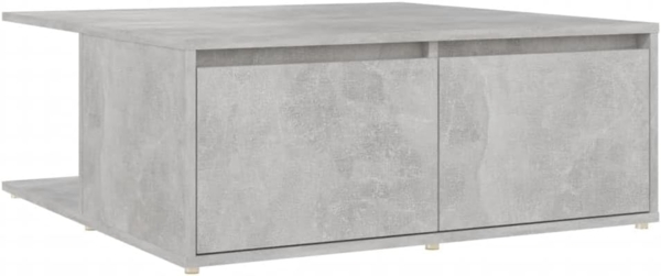 vidaXL Couchtisch Betongrau 80x80x31 cm Holzwerkstoff 806880
