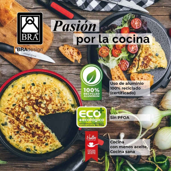 Kasserolle mit Glasabdeckung BRA Premiere A4105 Bild 5