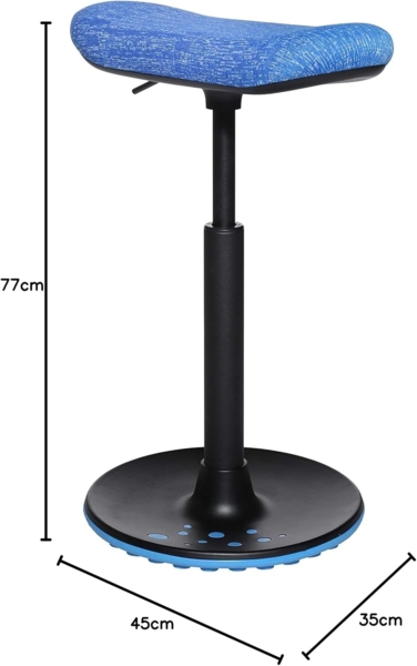 TOPSTAR Sitzhocker SITNESS® H2 Skateboard Farbe der Sitzfläche: blau Bild 2