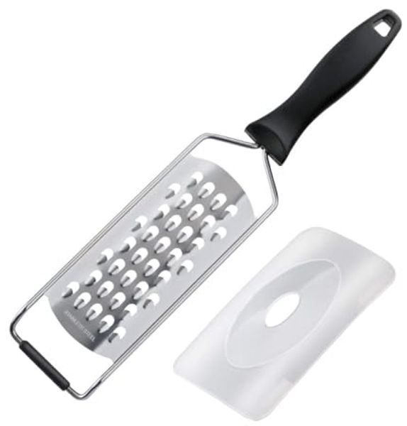 FMprofessional 22243 Reibe CHEF - kurz Raspeln - aus Edelstahl und Kunststoffgriff / Funktionsreibe