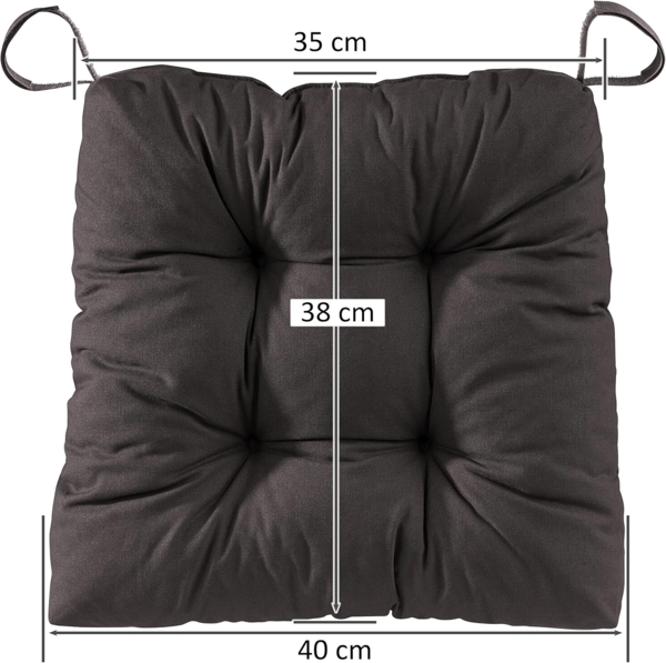 sleepling Stuhlkissen Eva, für Indoor und Outdoor, mit Klettverschluss, abriebfest und langlebig Bild 2