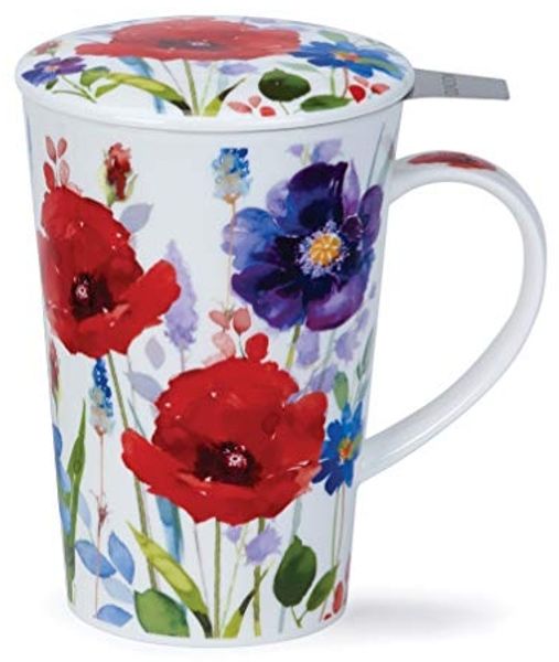 Becher Shetland, "Wild Garden" mit Deckel und Edelstahlfilter