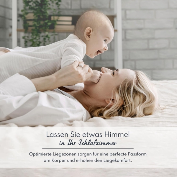 FDM Melody Kindermatratze 80x180 cm Kaltschaummatratze Höhe 10 cm Härtegrad H3 Öko-Tex Allergikergeeignet Bezug Waschbar Matratzenbezug Dino Bild 9