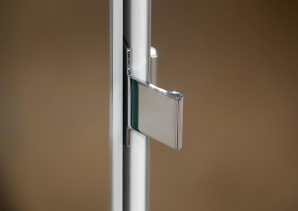 Rauch Möbel Reflect, Drehtürenschrank, Kleiderschrank, Schrank mit Spiegel, Garderobe, 2-türig, 2 Spiegeltüren, inkl. Stoffkisten und weiterem Zubehör, Farbe Grau metallic, Schwarz, 91 x 197 x 54 cm Bild 7