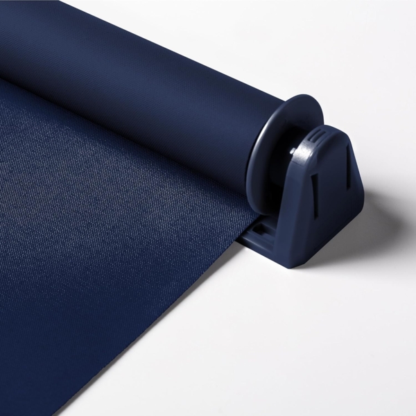 Verdunkelungsrollo Klemmfix ohne Bohren 115x100 cm Dunkelblau Verdunklungsrollo Fensterrollo Rollo Seitenzugrollo Klemmrollo für Fenster & Tür Bild 4