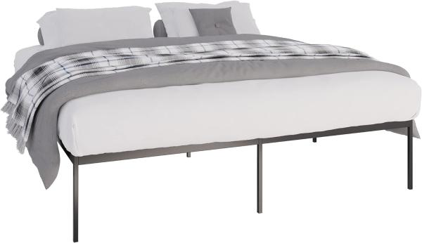 Metallbett Fargo 200x180x42 cm (Farbe: schwarz)