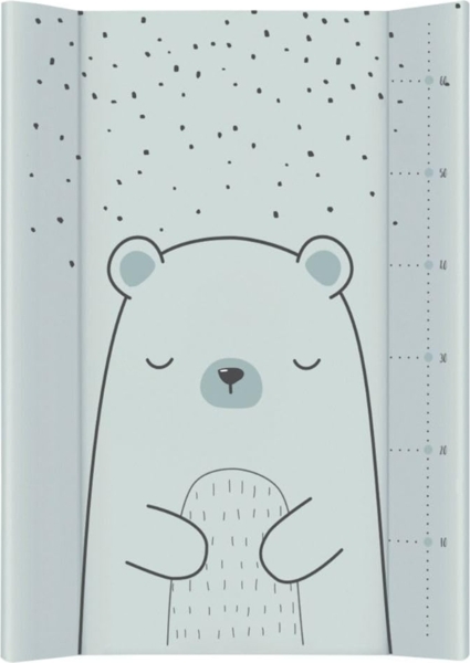 Kikkaboo Wickelauflage Weich-PVC 80x50 cm wasserdichter Bezug, erhöhter Rand grün, Bezug: 100% PVC Material Füllung: 60% Polyester, 40% Polyurethan