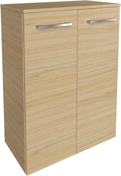 Fackelmann B.STYLE Doppel-Midischrank, 60 cm breit, Braun