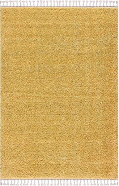 Carpet City Hochflor-Teppich Pulpy 100, rechteckig, Höhe: 30 mm, sehr weich, mit Fransen, uni, viele Größen, Wohnzimmer, Schafzimmer