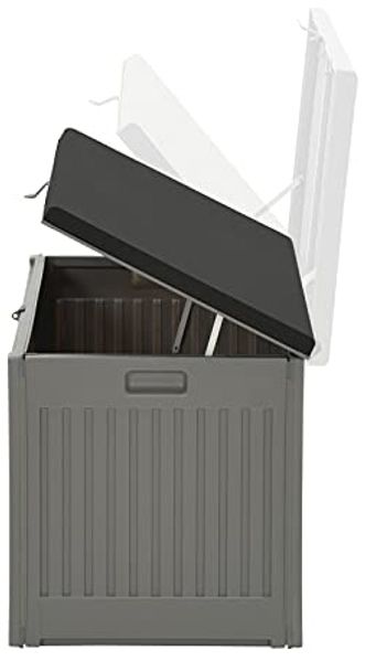 Garden Impressions JERSEY Auflagenbox Kissenbox Aufbewahrungsbox grau 270L Bild 2