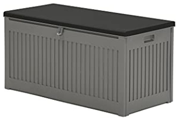 Garden Impressions JERSEY Auflagenbox Kissenbox Aufbewahrungsbox grau 270L