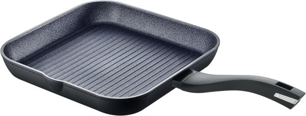 Berndes Balance Induction Enduro Grillpfanne, Pfanne, Grillen, Antihaftversiegelung, Aluminium, 28 cm, 0009881428