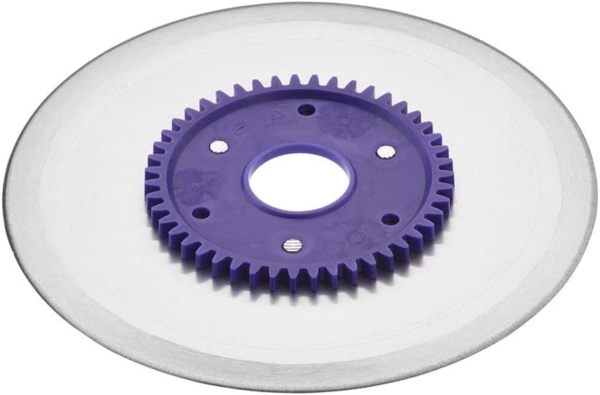 ritter Ersatzmesser 517.132 glatt Schinken-/Aufschnittmesser mit lila Zahnrad passend zu Ritter E16, E18, E21, fondo1, pino2
