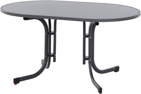 Siena Garden Klapptisch Paco oval 140 x 90 cm anthrazit