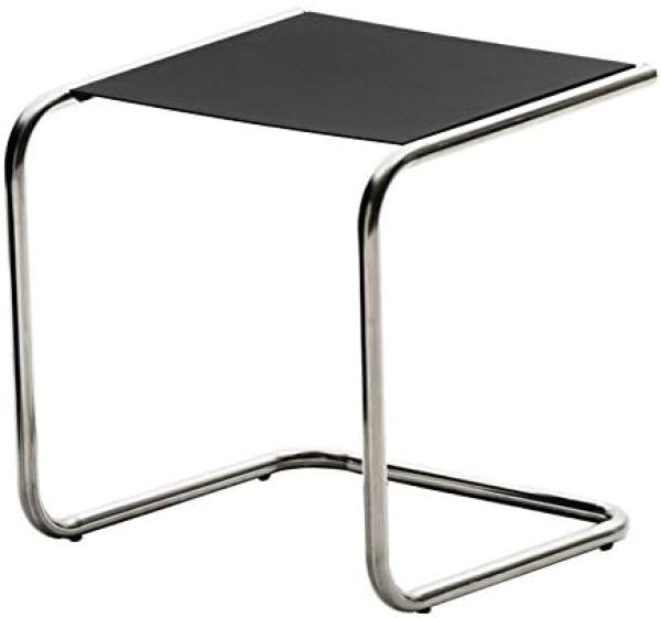 Beistelltisch Club aus Aluminium, Schwarz