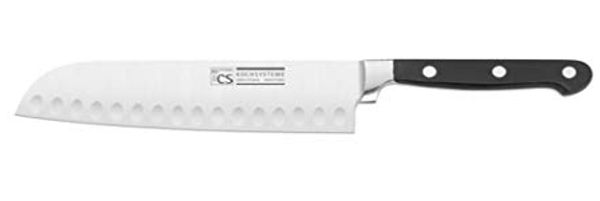 CS Koch-Systeme Santokumesser PREMIUM, 16 cm, Edelstahl rostfrei, mit hoher Schneidqualität