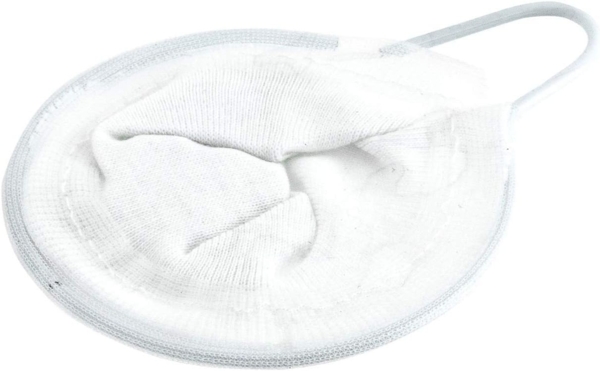 WESTMARK Teesieb 3 Stück, Ø 9 cm, für je 4 Tassen, Baumwolle, Weiß, Teenetze, Baumwolle, Edelstahl 18/8 Bild 3