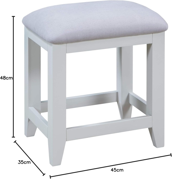 Julian Bowen Richmond Schminkhocker, grau Bild 7