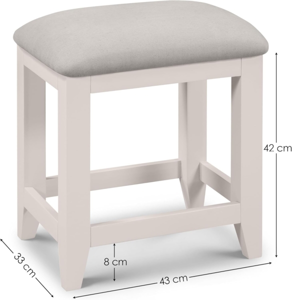 Julian Bowen Richmond Schminkhocker, grau Bild 2