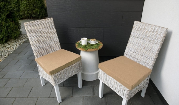 sunnypillow Stuhlkissen 4er Set Stuhlkissen 40 x 45 x 5cm Bild 2