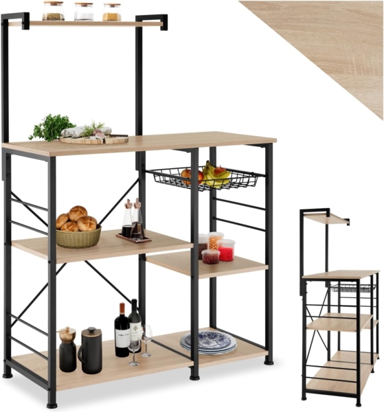 tectake Küchenregal Crawley, Einzelstück, Industrial Style