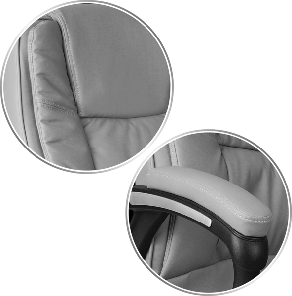 Sofotel Porto Chair, Kunstleder, Grau, Standard Bild 5