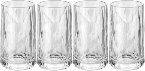 Koziol CLUB NO. 7 Stamper Superglas 4er Set 40 ml