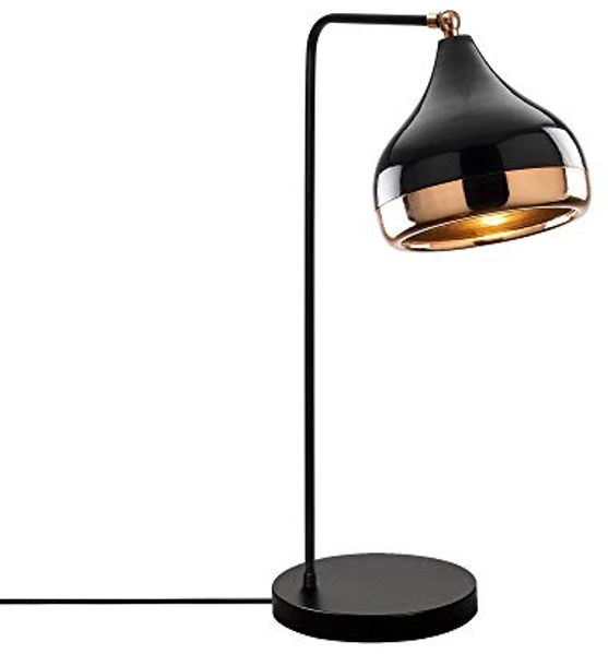 Vente-unique - Büroleuchte verstellbar - Metall - 17x52 cm - Schwarz & Kupferfarben - YILDO