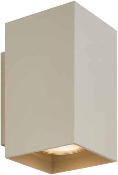 Qazqa Wandleuchte Sandy, ohne Leuchtmittel, GU10, Beige, Modern, Aluminium, 2-flammig Bild 5