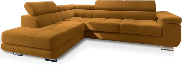 Masseno Ecksofa SELVA mit Schlaffunktion L-Form, Sofa mit Bettkasten