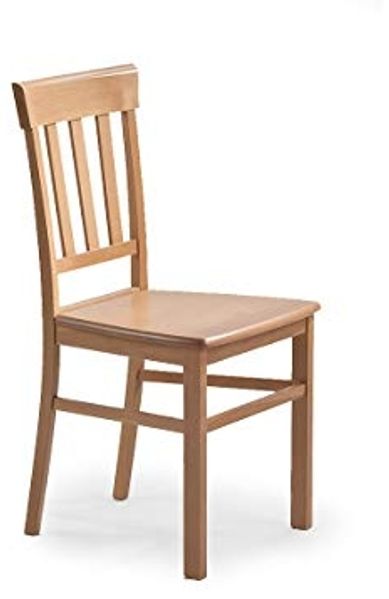 Möbel-Eins JULIA Stuhl / Esszimmerstuhl, Material Massivholz, Buche natur lackiert