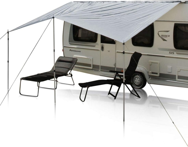yourGEAR Sonnensegel yourGEAR Wohnwagen Sonnensegel Caravan Tarp 3 x 2,4 m Sonnendach