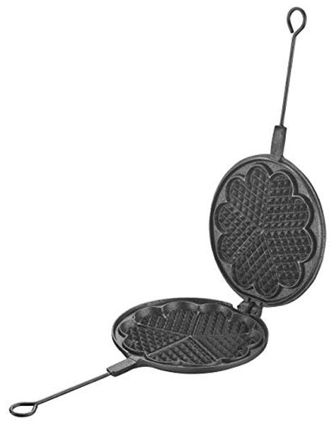 Skeppshult Waffeleisen Gusseisen 21 cm - 20 bis 24 cm - Schwarz