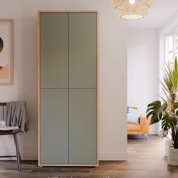 Garderobenschrank ALICE SPRINGS in Artisan und Sage Green